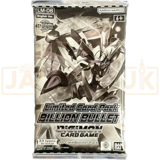 Digimon Billion Bullet LM-06 English Limited Card Booster Pack
