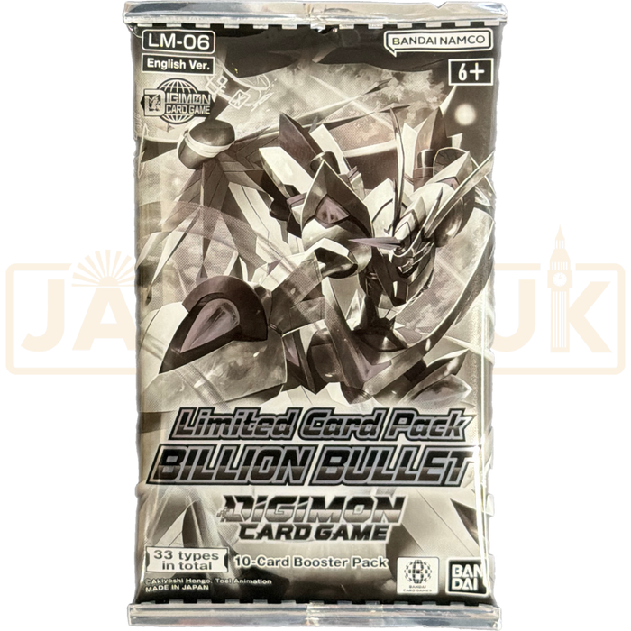 Digimon Billion Bullet LM-06 English Limited Card Booster Pack