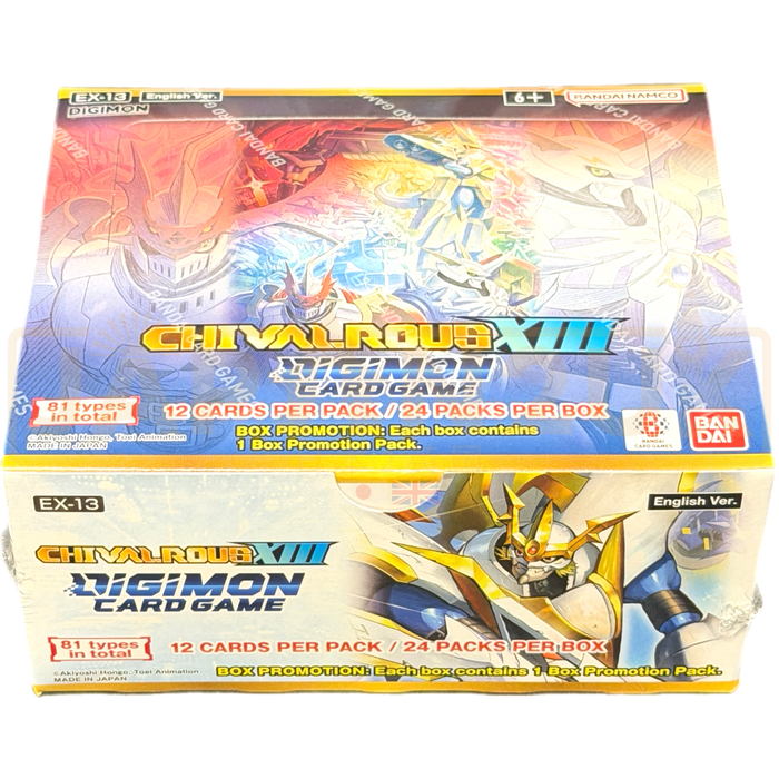 Digimon Chivalrous XIII EX-13 English Booster Box
