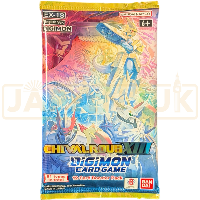 Digimon Chivalrous XIII EX-13 English Booster Pack