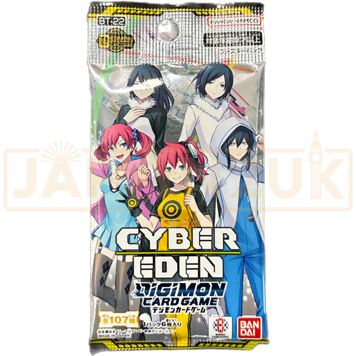 Digimon Cyber Eden BT-22 Japanese Booster Pack