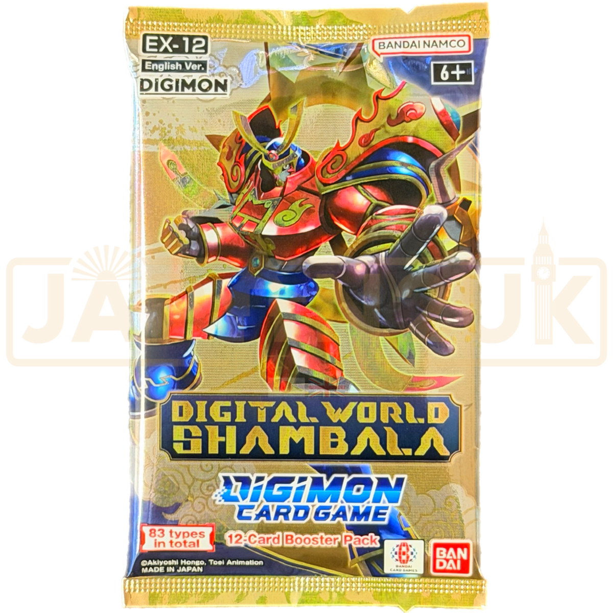 Digimon Digital World Shambala EX-12 English Booster Pack. — Japan2UK