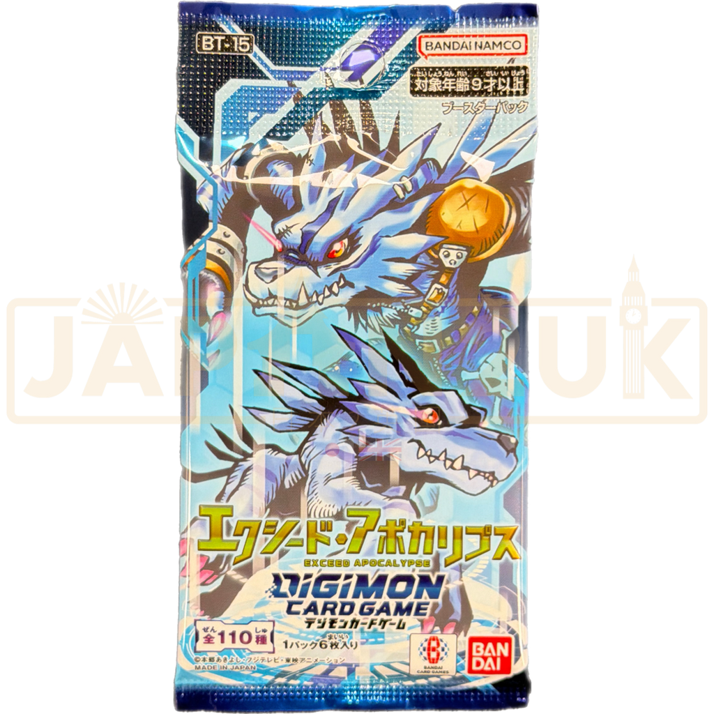 digimon card game exceed apocalypse Digimon Exceed Apocalypse BT-15 Japanese Booster Pack