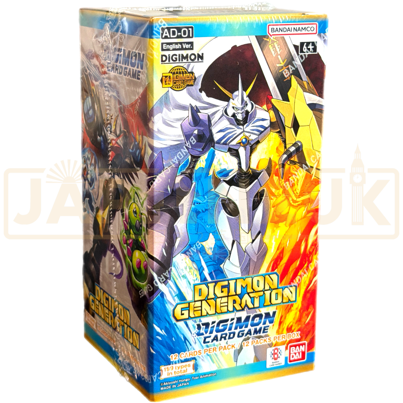 Digimon Generation AD-01 English Advanced Booster Box — Japan2UK