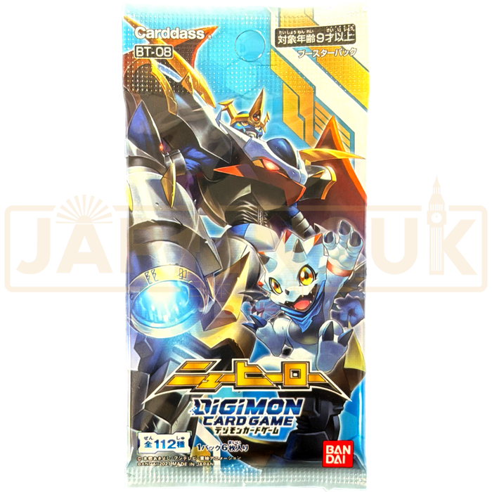 Digimon New Hero BT-08 Japanese Booster Pack