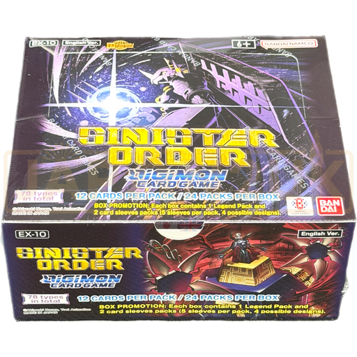 Digimon Sinister Order EX-10 English Booster Box