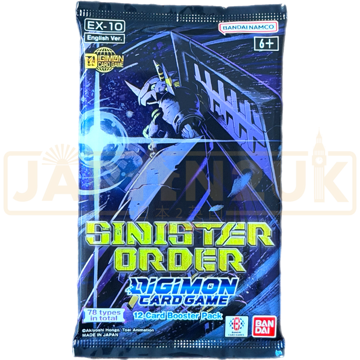 Digimon Sinister Order EX-10 English Booster Pack