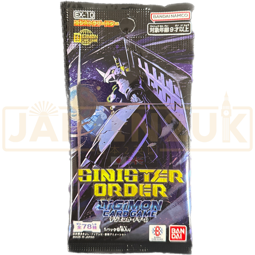 Digimon Sinister Order EX-10 Japanese Booster Pack