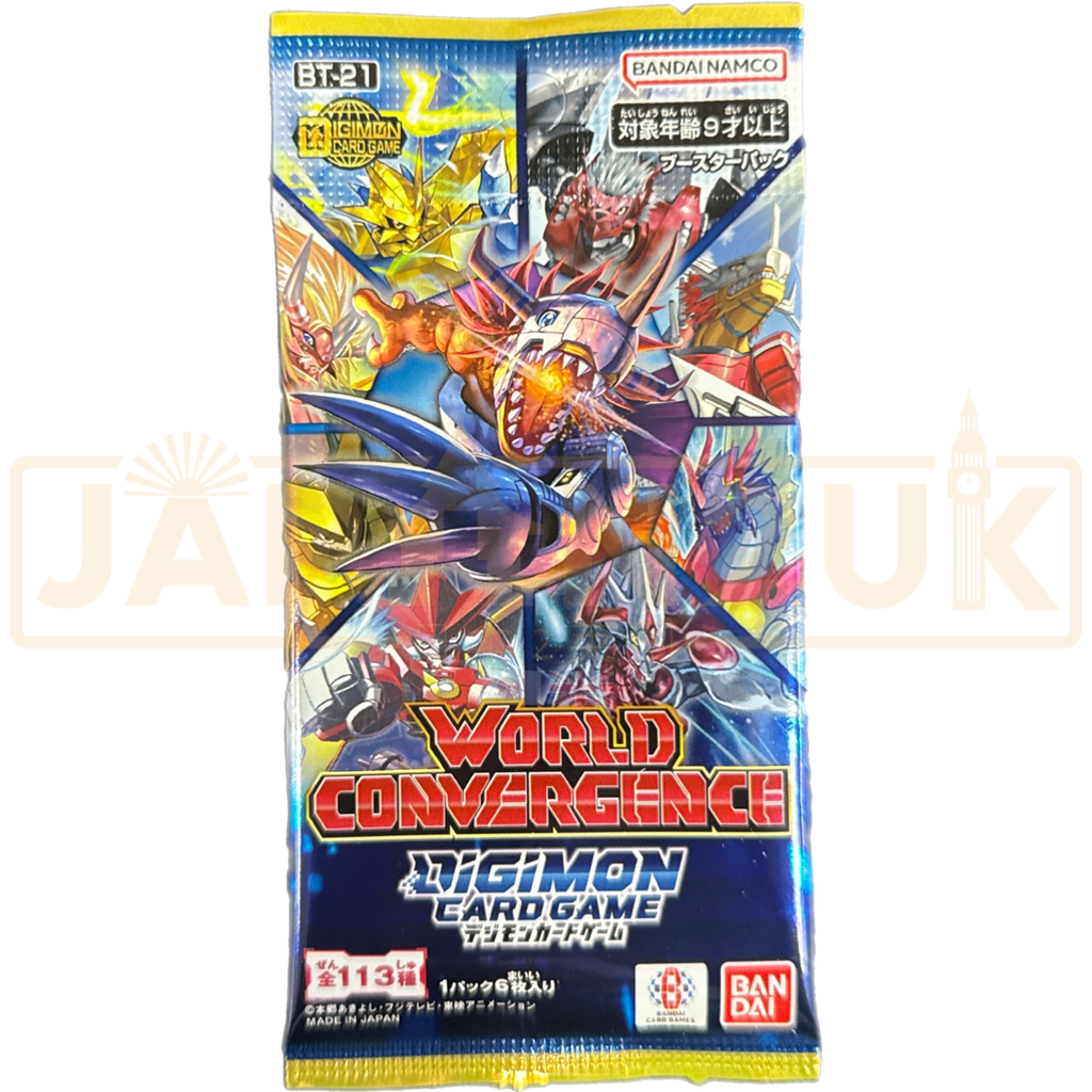 Digimon World Convergence BT-21 Japanese Booster Pack Japan2UK Digimon World Convergence BT-21 Japanese Booster Pack Japan2UK