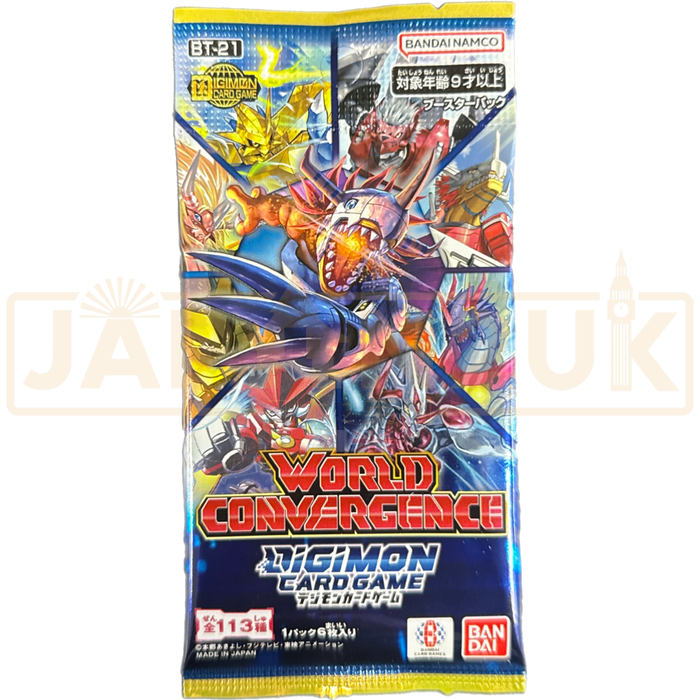Digimon World Convergence BT-21 Japanese Booster Pack — Japan2UK