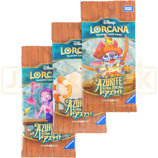Disney Lorcana Azurite Sea Japanese Booster Pack