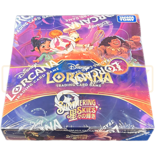 Disney Lorcana Shimmering Skies Japanese Edition TCG Booster Pack Box Disney Lorcana Shimmering Skies Japanese Edition TCG Booster Pack Box