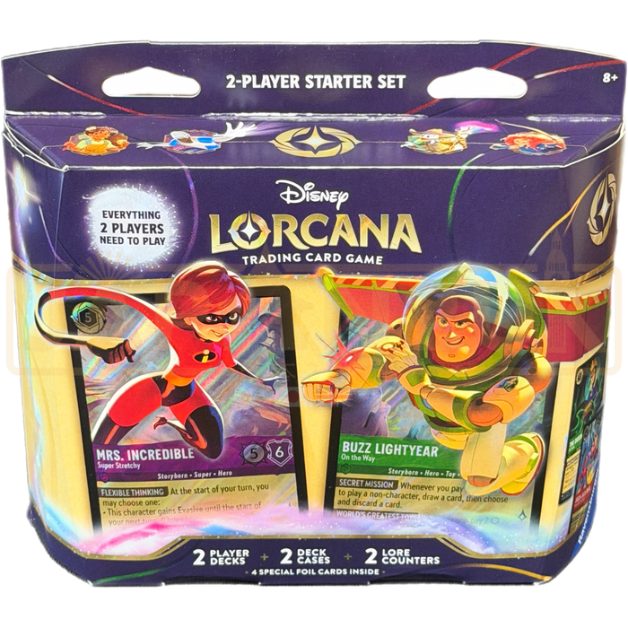 Disney Lorcana Wilds Unknown 2 Player English Starter Deck
