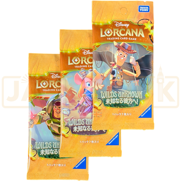 Disney Lorcana Wilds Unknown Japanese Booster Pack