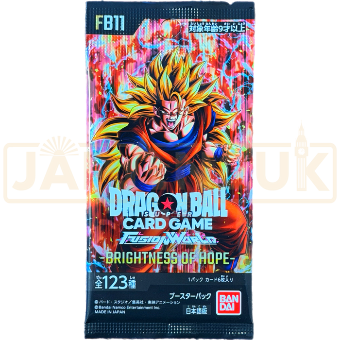 Dragon Ball Super Fusion Brightness of Hope Force FB11 Japanese Booster Pack
