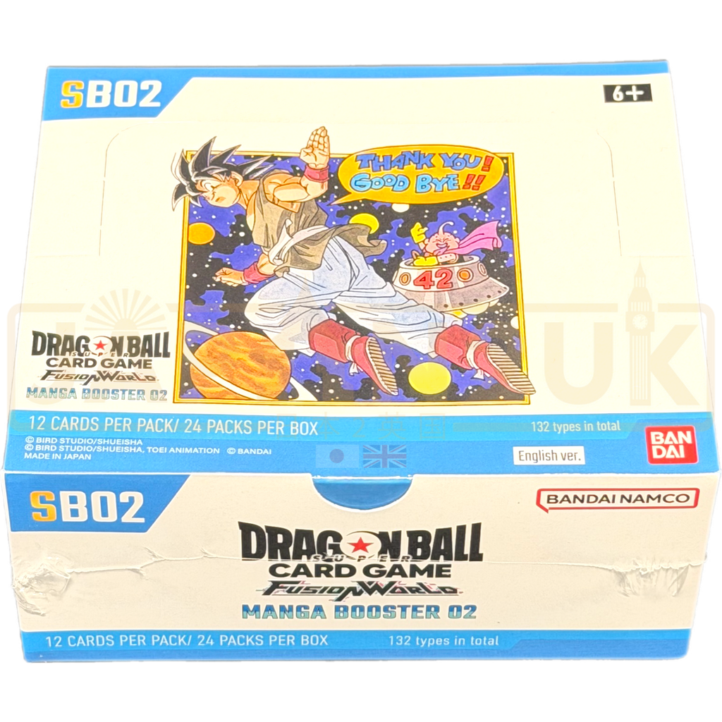 Dragon Ball Super Fusion Manga Booster 02 SB02 English Booster Box