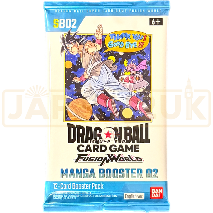 Dragon Ball Super Fusion Manga Booster 02 SB02 English Booster Pack
