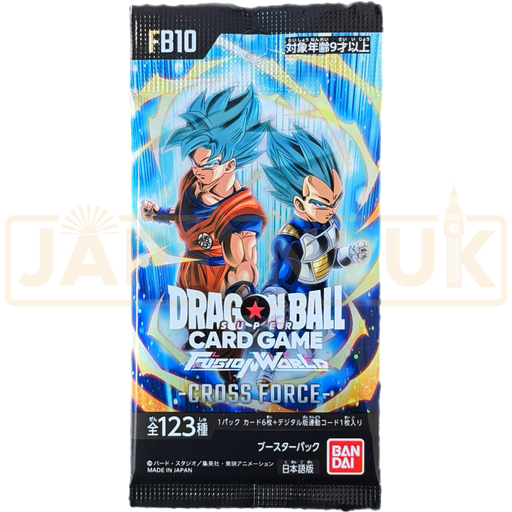 Dragon Ball Super Fusion World Cross Force FB10 Japanese Booster Pack