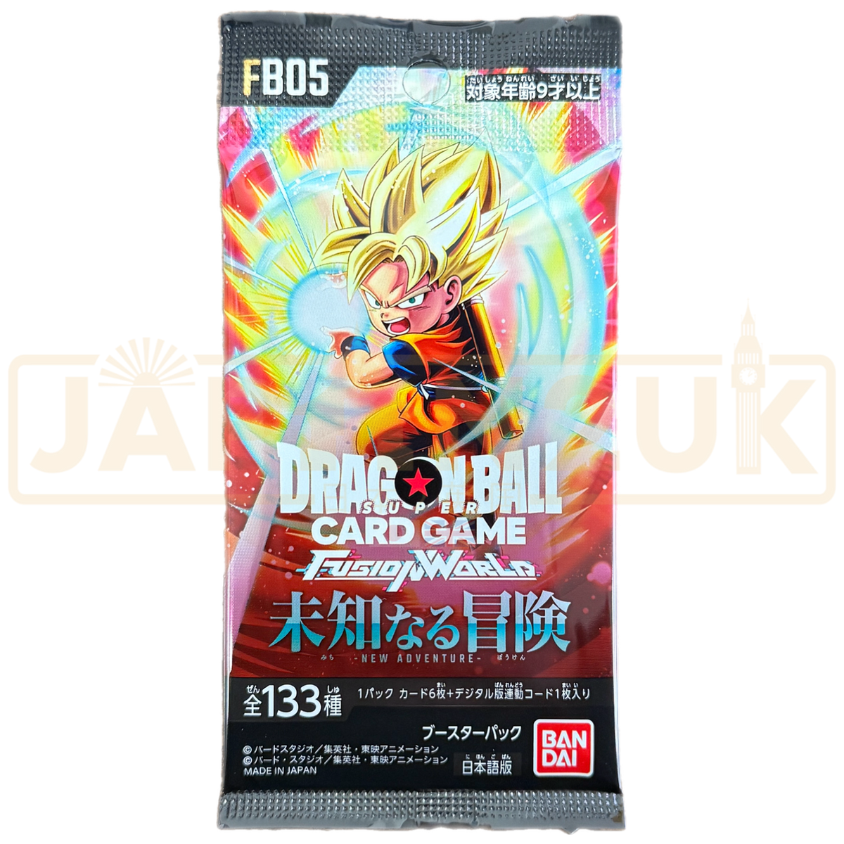 Dragon Ball Super Fusion World New Adventure FB05 Japanese Booster Pac ...