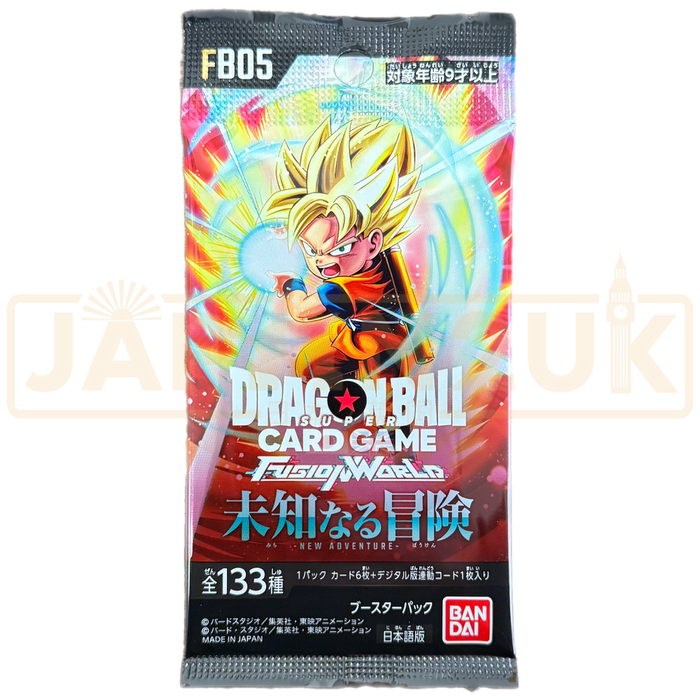 Dragon Ball Super Fusion World New Adventure FB05 Japanese Booster Pac ...