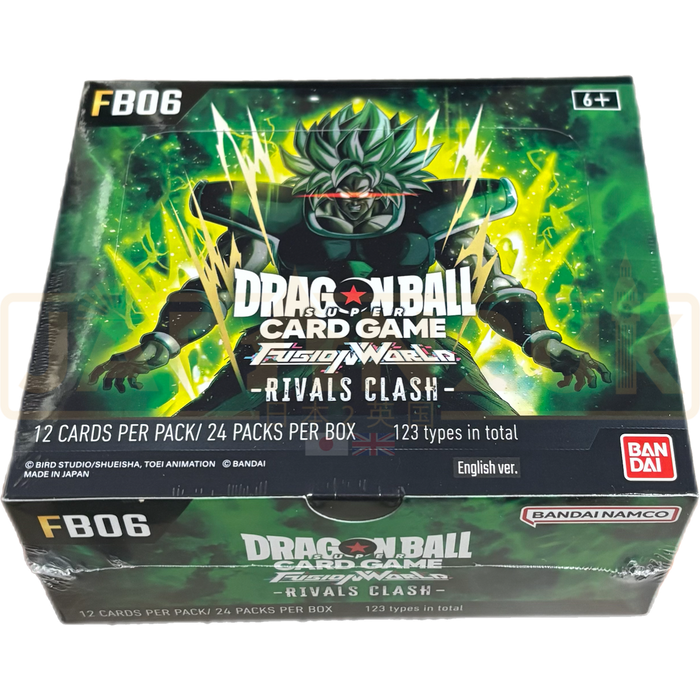 Dragon Ball Super Fusion World Rivals Clash FB06 English Booster Box Dragon Ball Super Fusion World Rivals Clash FB06 English Booster Box