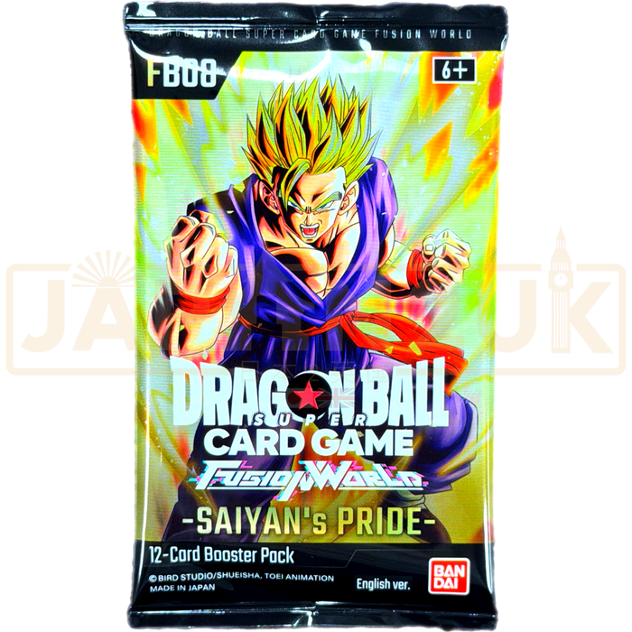 Dragon Ball Super Fusion World Saiyan's Pride FB08 English Booster Pack