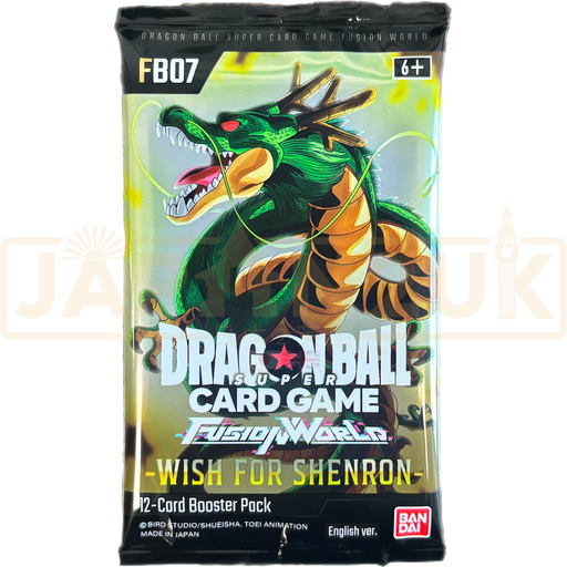 Dragon Ball Super Fusion World Wish For Shenron FB07 English Booster Pack