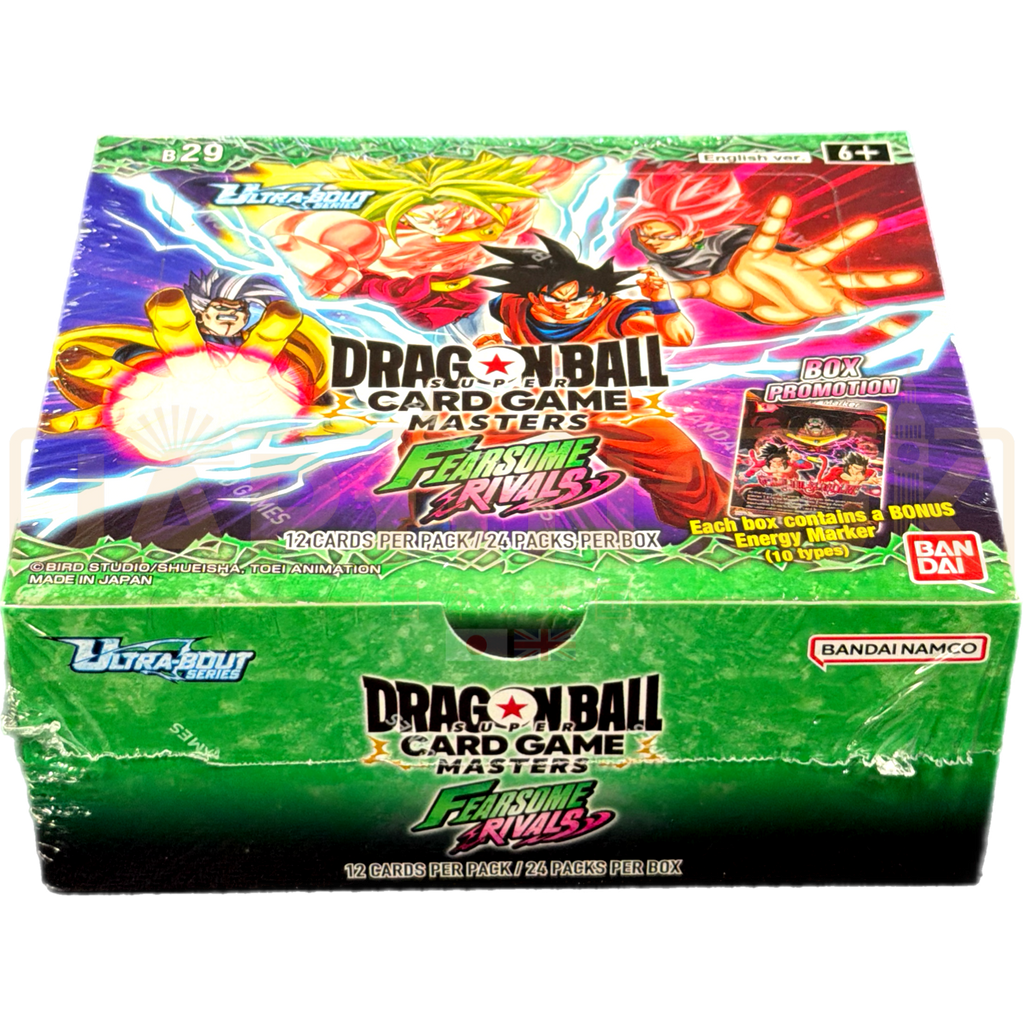 mega evolutions enhanced booster box promo card Dragon Ball Super Masters Fearsome Rivals B29 English Booster Box — Japan2UK