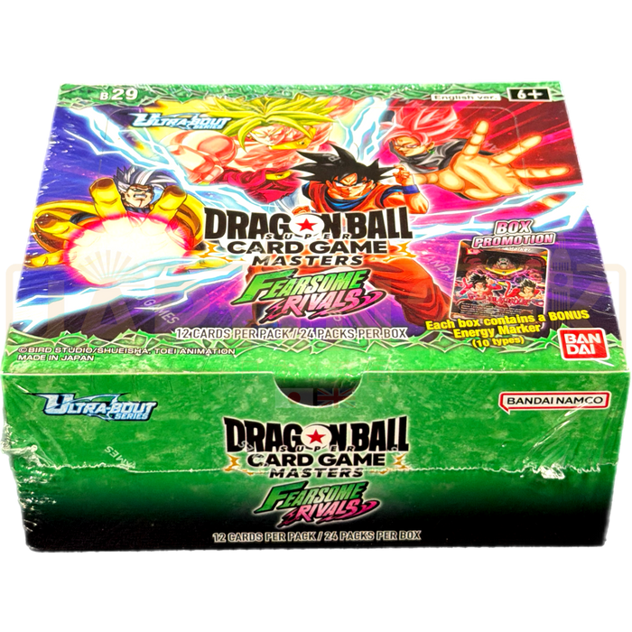 dragon ball z supreme rivalry booster box Dragon Ball Super Masters Fearsome Rivals B29 English Booster Box — Japan2UK