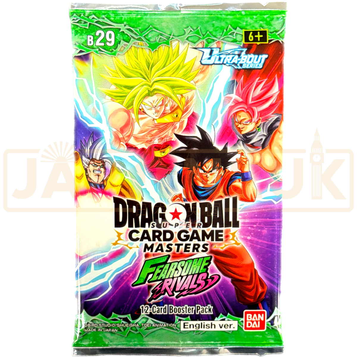 Dragon Ball Super Masters Fearsome Rivals B29 English Booster Pack —  Japan2UK