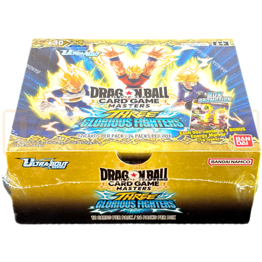 Dragon Ball Super Masters Three Glorious Fighters B30 English Booster Box