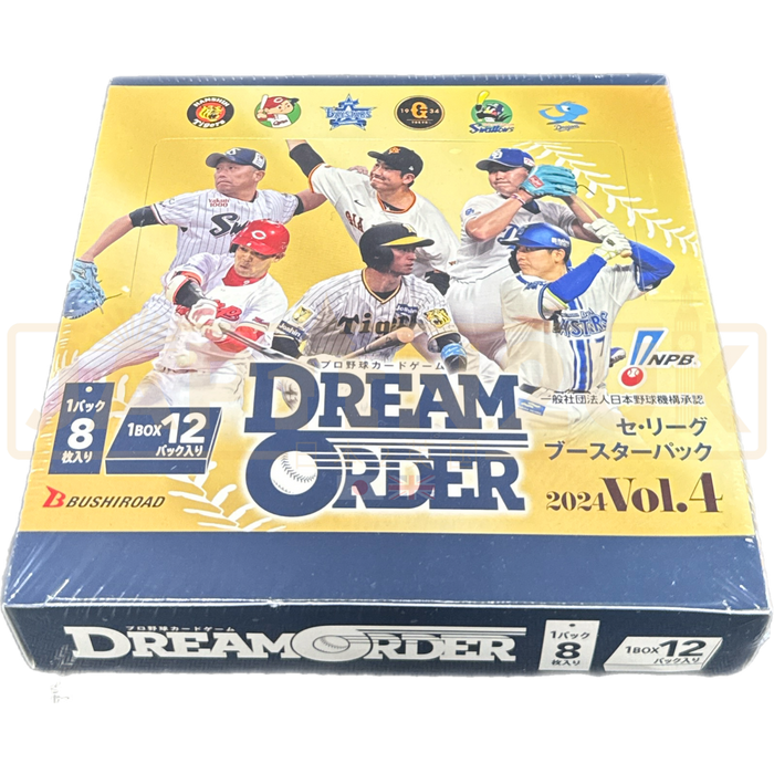 Dream Order Professional Baseball Card Game Central League 2024 Vol. 4 Booster Box