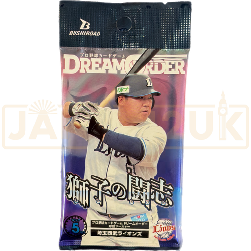 Dream Order Professional Baseball Card Game Saitama Seibu Lions Booster Pack