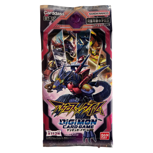Digimon Across Time BT-12 Japanese Booster Pack Japan2UK Digimon Across Time BT-12 Japanese Booster Pack Japan2UK