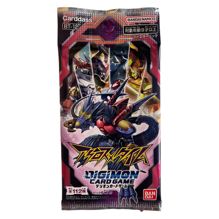 Digimon Across Time BT-12 Japanese Booster Pack