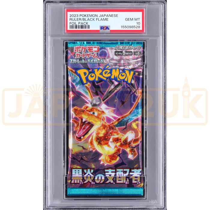 Pokemon Ruler Of The Black Flame sv3 Japanese Graded Booster Pack PSA 10 #155098528