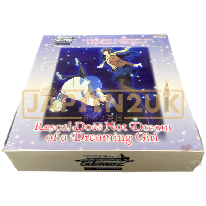 Weiss Schwarz Rascal Does Not Dream of A Dreaming Girl English Booster Box