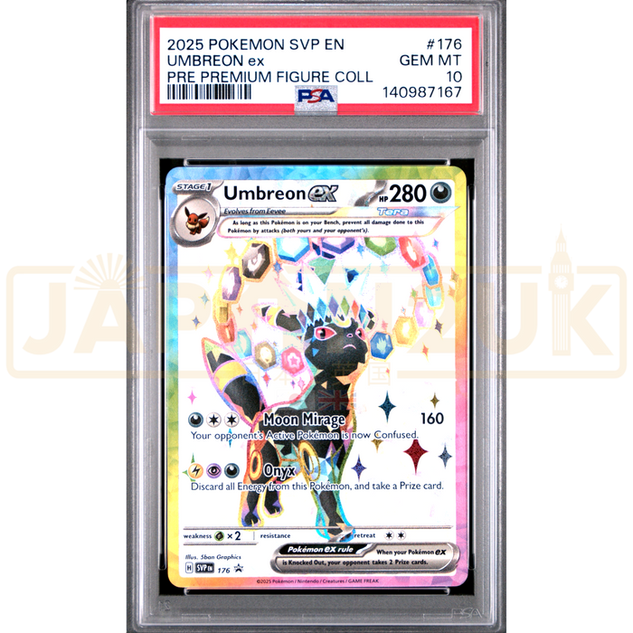 Pokemon Umbreon ex Holo Promo SVP EN 176 English Graded Card PSA 10 #140987167