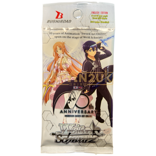 Weiss Schwarz Sword Art Online 10th Anniversary English Booster Pack