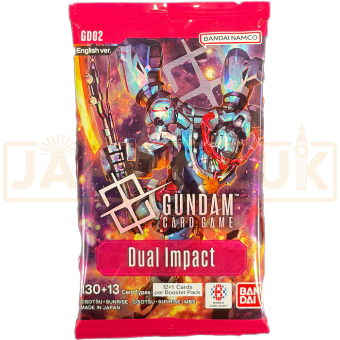 gd02 booster box Gundam Card Game Dual Impact GD02 English Booster Pack — Japan2UK