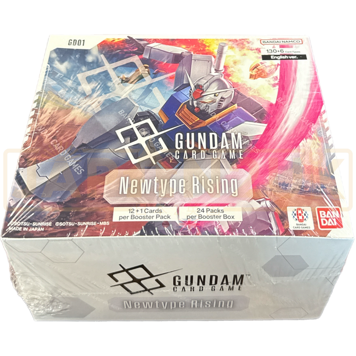 Gundam Card Game Newtype Rising GD01 English Booster Box Japan2UK Gundam Card Game Newtype Rising GD01 English Booster Box Japan2UK