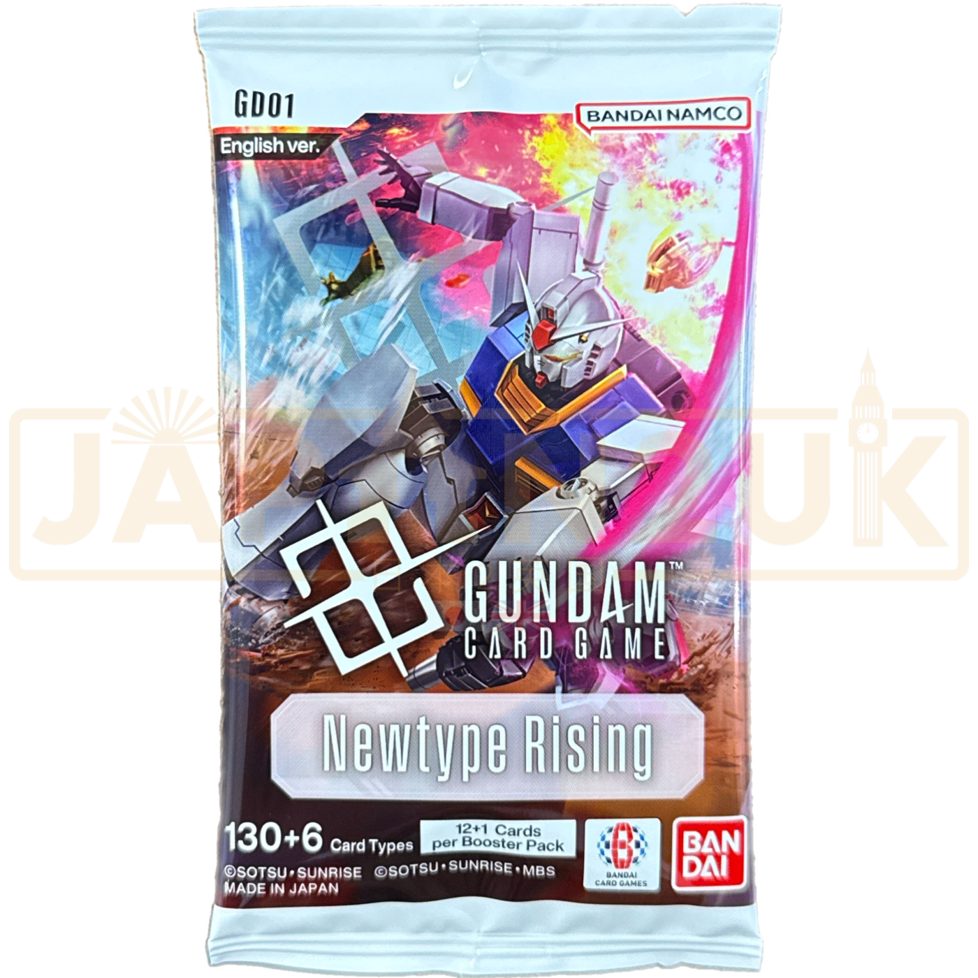 Gundam Card Game Newtype Rising GD01 English Booster Pack — Japan2UK