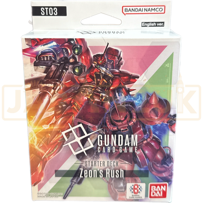 Gundam Card Game ST-03 Zeon's Rush English Starter Deck