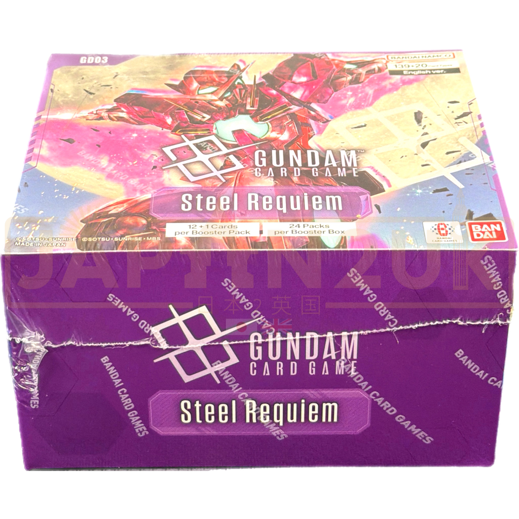 Gundam Card Game Steel Requiem GD03 English Booster Box — Japan2UK