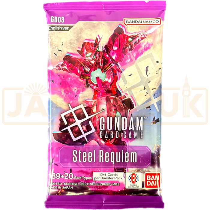 Gundam Card Game Steel Requiem GD03 English Booster Pack — Japan2UK
