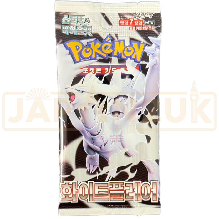 korean white flare booster box Pokemon White Flare sv11W Korean Booster Pack — Japan2UK