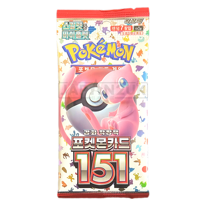 Pokemon 151 sv2a Korean Booster Pack