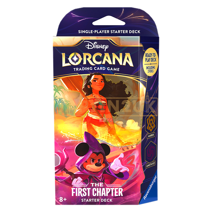 Disney Lorcana The First Chapter Amber & Amethyst Starter Deck