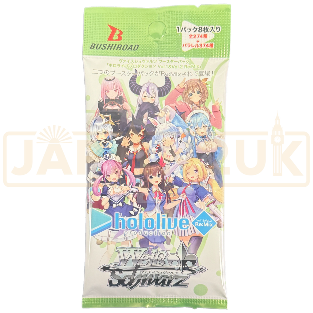 Weiss Schwarz Hololive Production Re Mix Vol. 1 & Vol. 2 Japanese Boos — Japan2UK