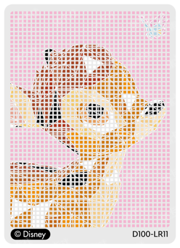 Cardfun Joyful Bambi Crystal Double Sided Card Disney 100 D100-LR11
